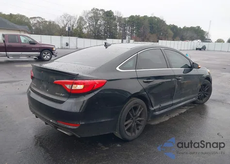 2015 Hyundai Sonata Sport 2.0T из США, поврежденный, VIN 5NPE34AB0FH099452